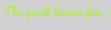 Image with Font Color B1EB56 and Background Color D1D1D1